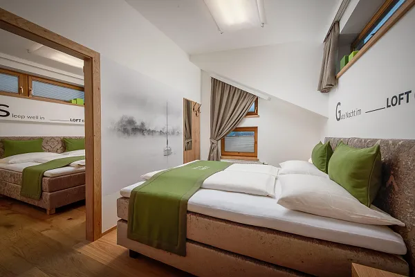 Loft sleeping rooms
